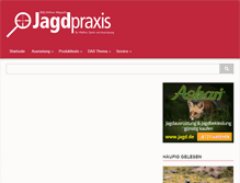 Tablet Screenshot of jagdpraxis.de